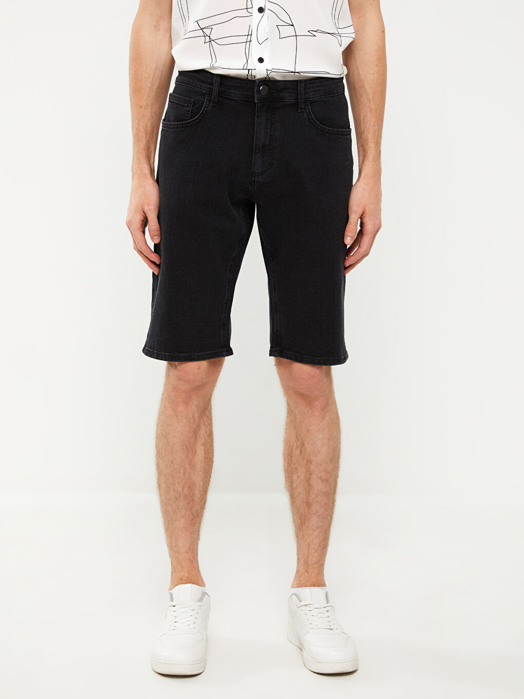 LCW Jeans Regular Fit Men's Denim Bermuda Shorts -S33081Z8-326