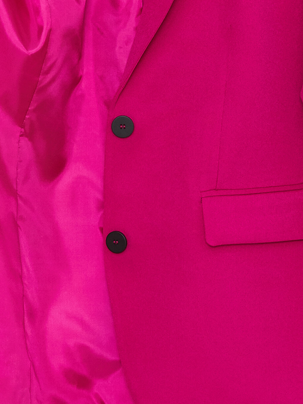 Front Button Closure Long Sleeve Women's Jacket-6