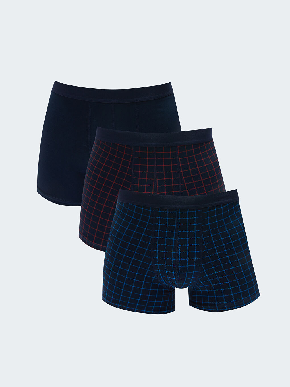 Standard Fit Cotton Flexible Men's Boxer 3-Piece -S33141Z8-LQQ