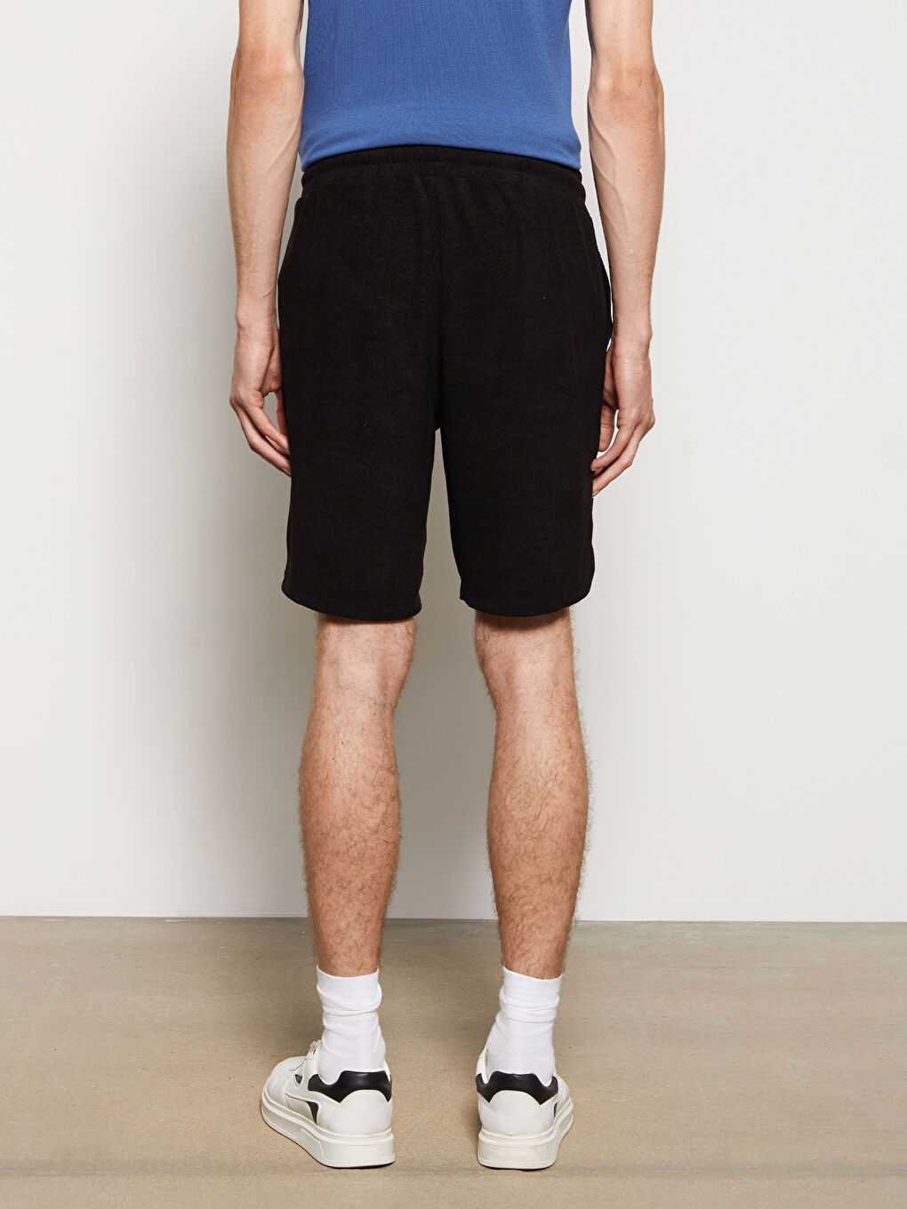 Slim Fit Binding Detail Men's Shorts -S33185Z8-CVL