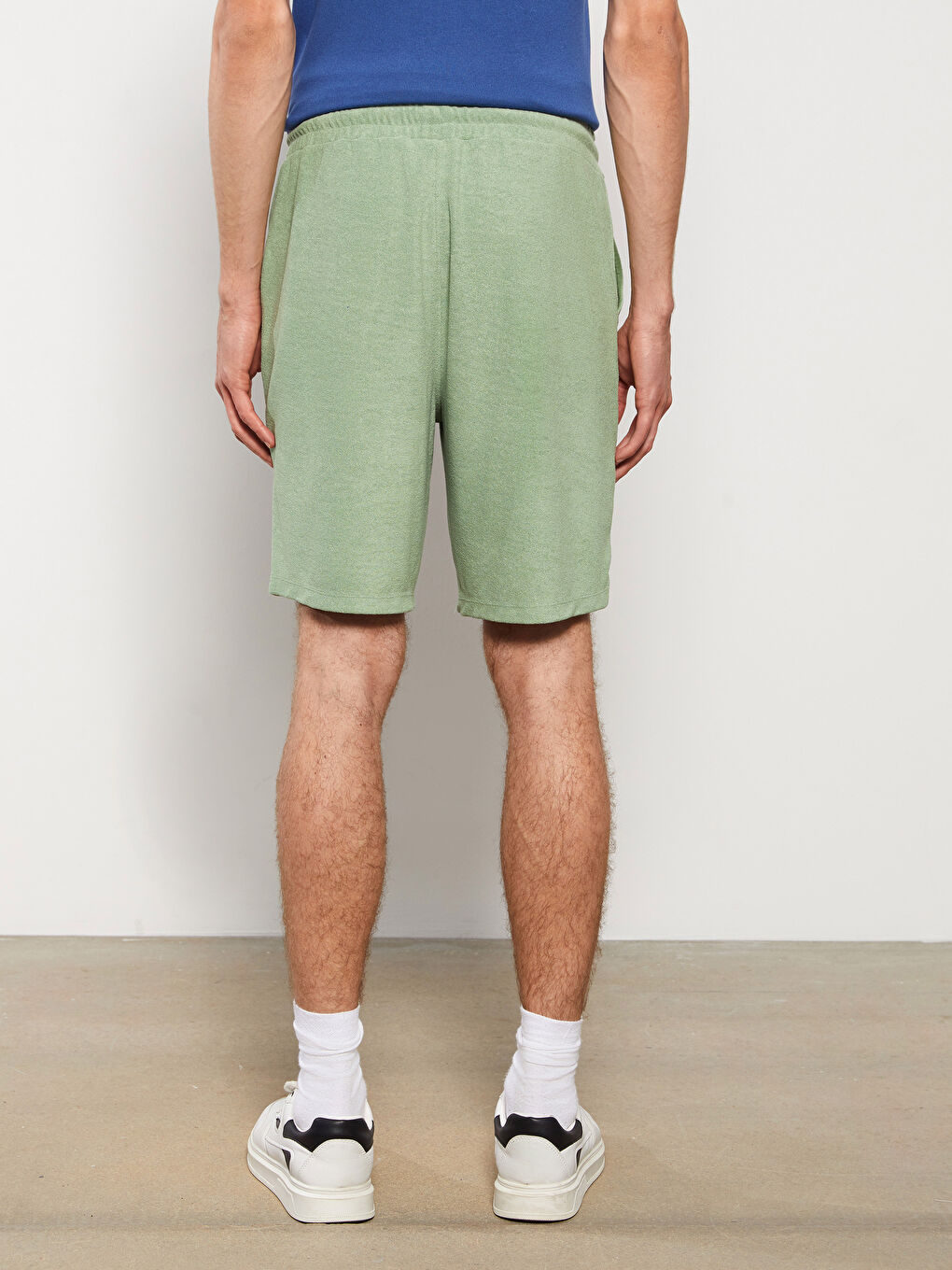 Slim Fit Binding Detail Men's Shorts -S33185Z8-GKD