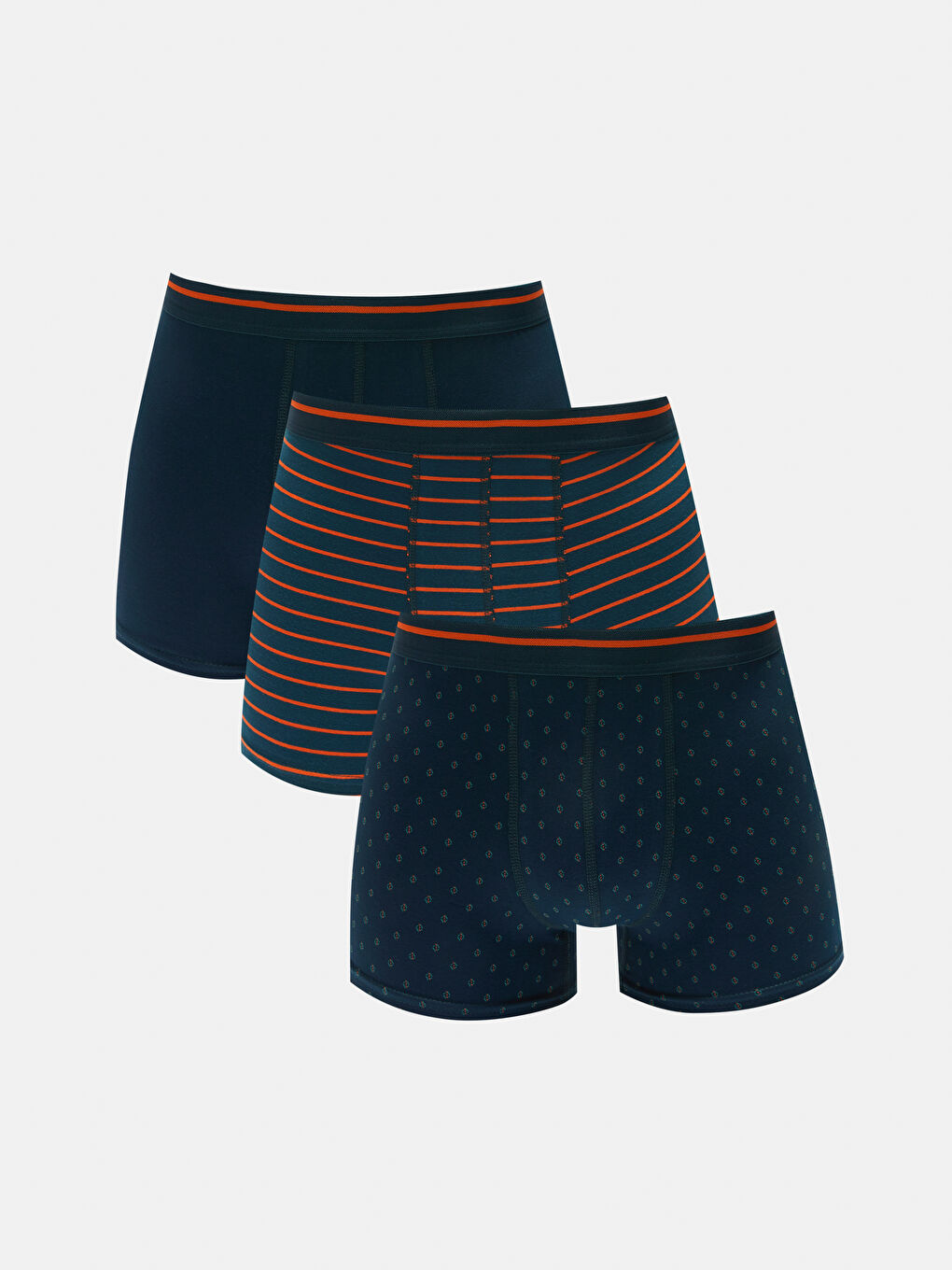 Standart Kalıp Pamuklu Esnek Erkek Boxer 3'lü