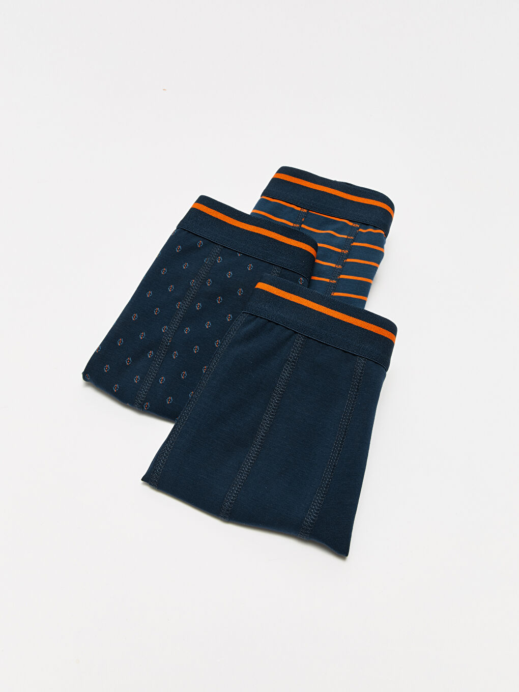 Standart Kalıp Pamuklu Esnek Erkek Boxer 3'lü-1