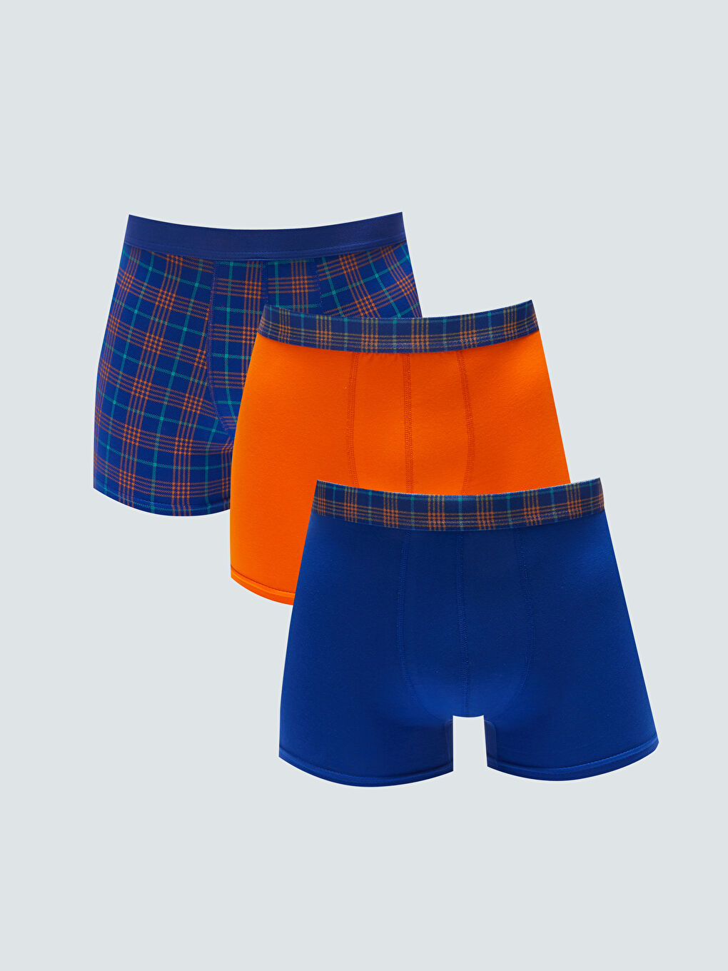 Standard Fit Cotton Flexible Men's Boxer 3-Piece -S33243Z8-LQQ