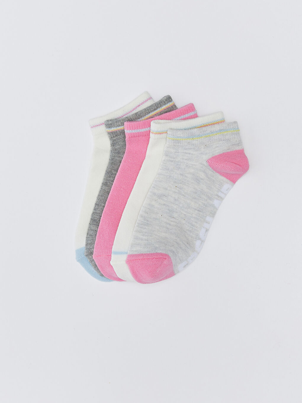 Djevojka SIVA Čarape za tenisice-1