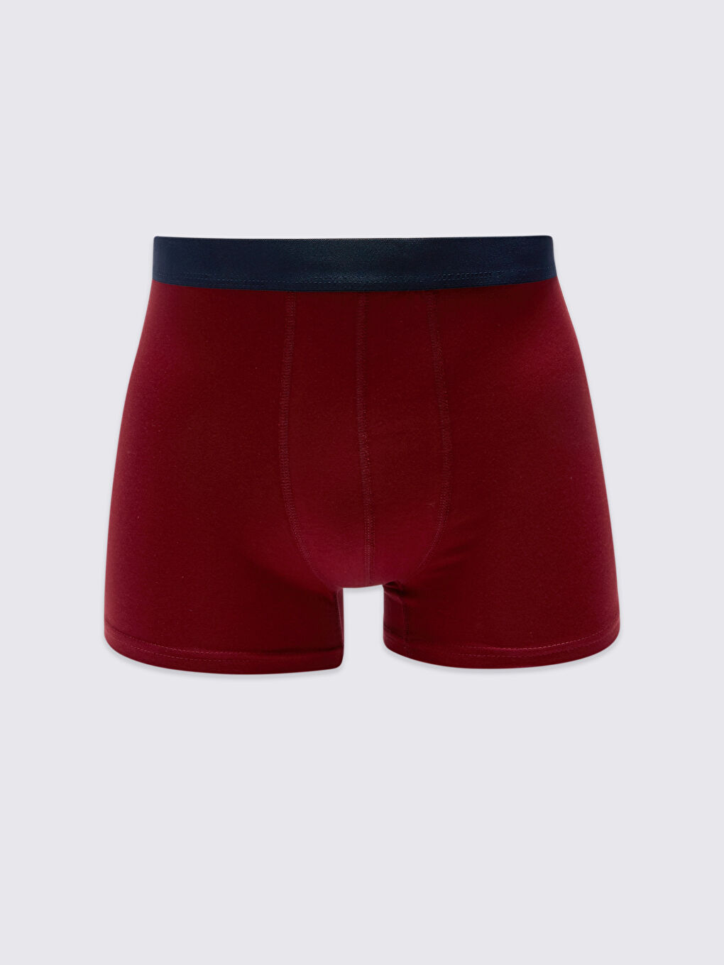 Mavi Standart Kalıp Pamuklu Esnek Erkek Boxer 3'lü-1