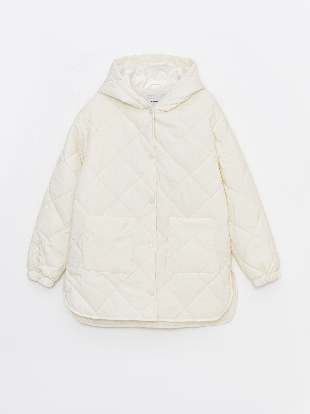 LCWAIKIKI Classic Hooded Quilted Patterned Long Sleeve Women's Puffer -S33264Z8-SUH