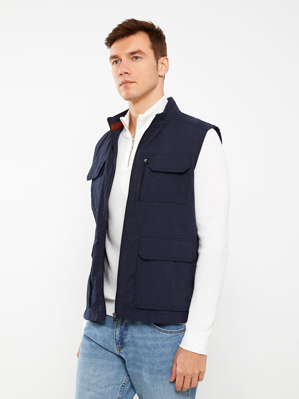 Standard Pattern Standing Collar Men's Hunting Vest -S33272Z8-RFD