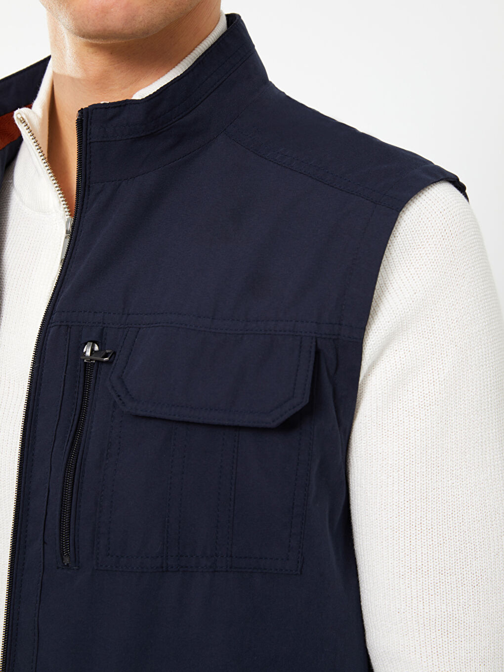 Standard Pattern Standing Collar Men's Hunting Vest -S33272Z8-RFD