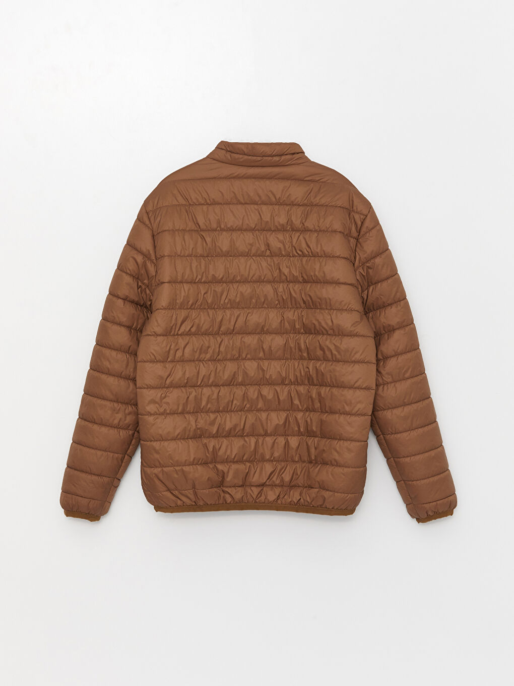 بالطو منتفخ بياقة قمع للرجال بمقاس عادي-6