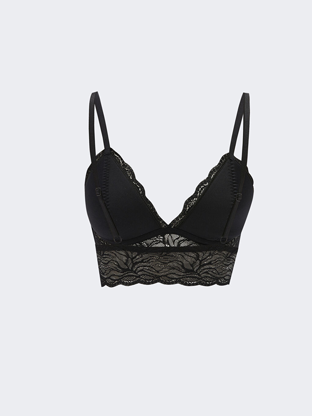 LCW DREAM Siyah Balensiz Dolgusuz Dantelli Bralet - 1