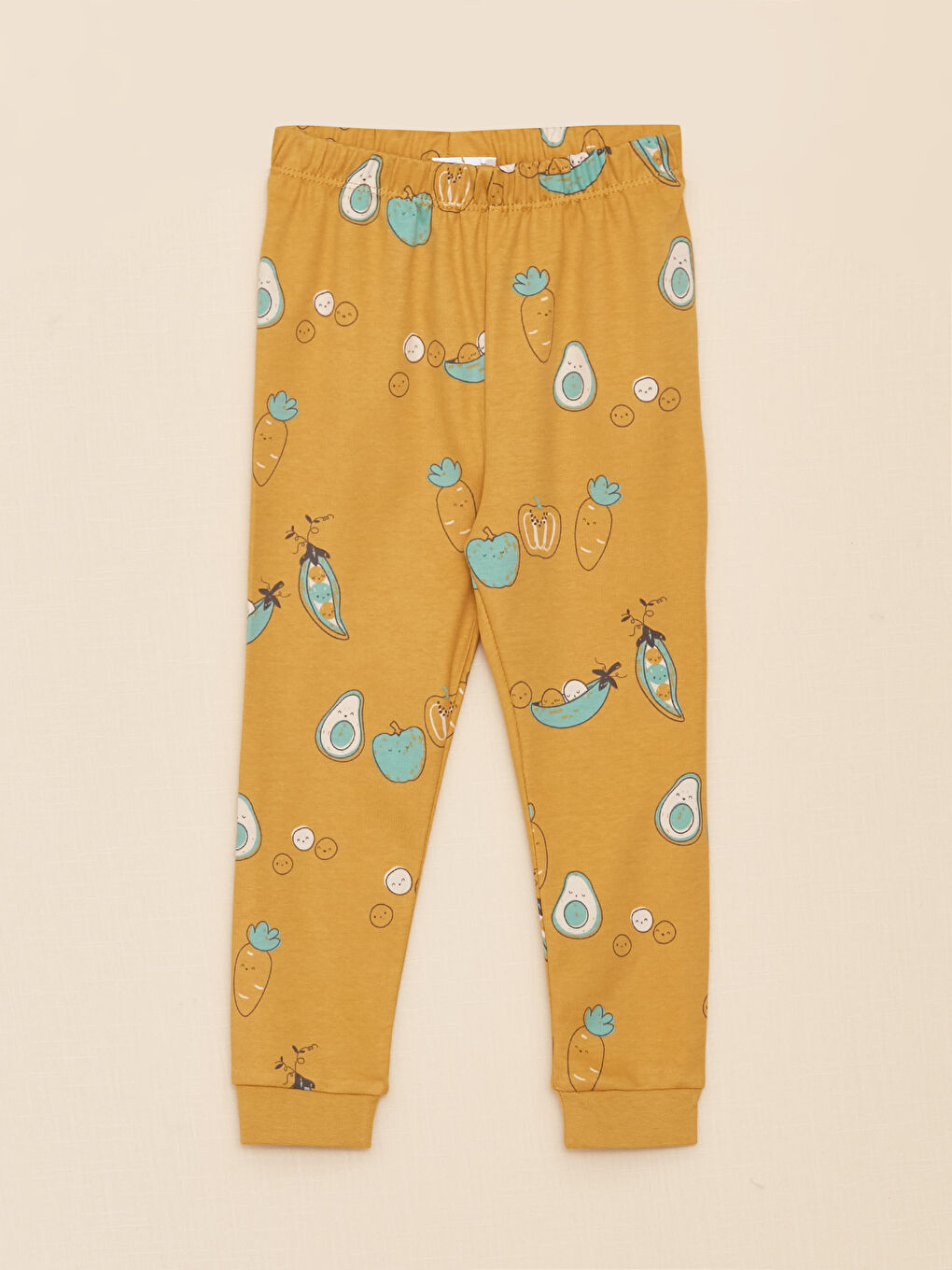 Crew Neck Long Sleeve Printed Baby Boy Pajama Set-2