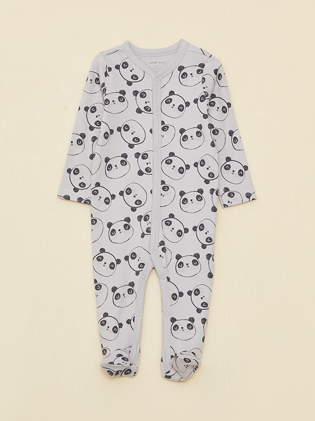 V Neck Long Sleeve Printed Baby Boy Jumpsuit 2-Pack-2