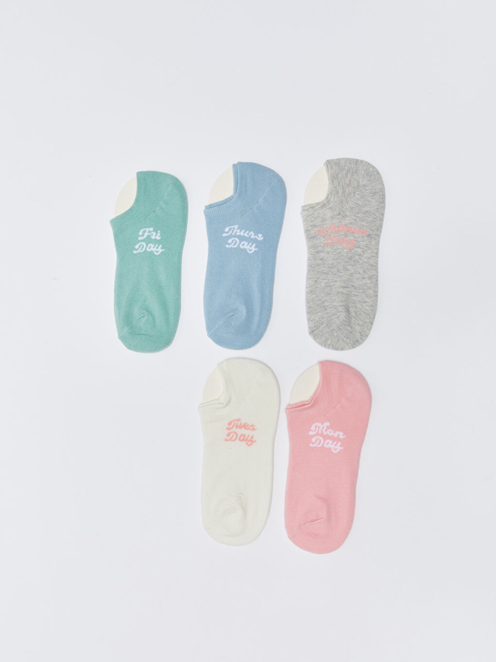 Printed Women's Trainer Socks 5 Pack