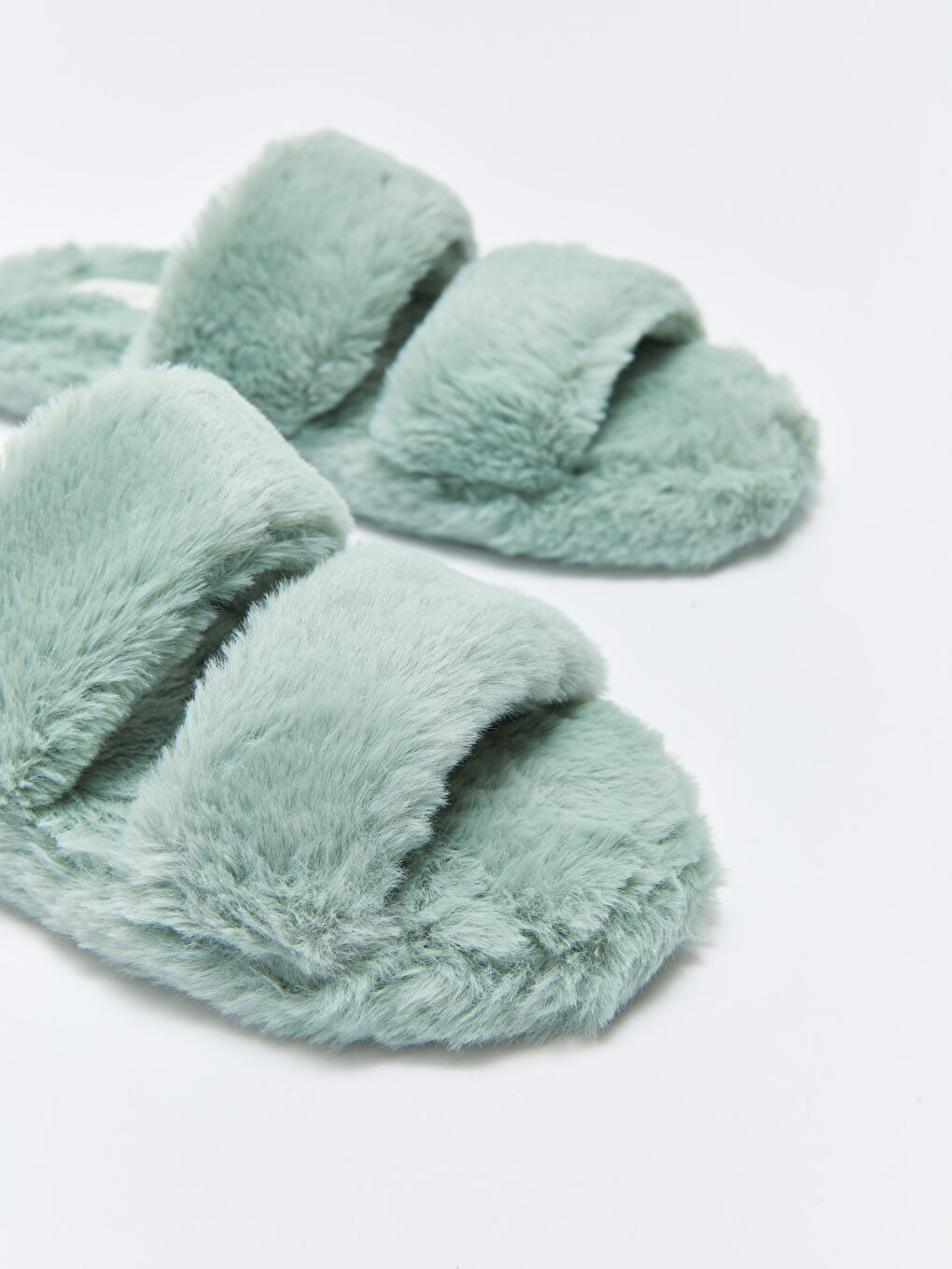 Plush Double Banded Women's House Slippers-2