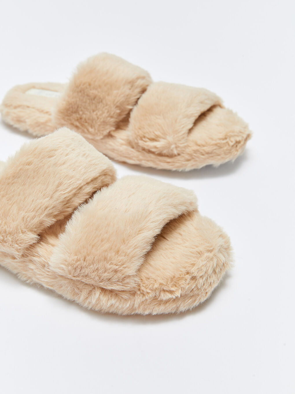 LCW STEPS Pantoufles de Maison à Double Bande en Peluche pour Femmes -S33413Z8-S0Q