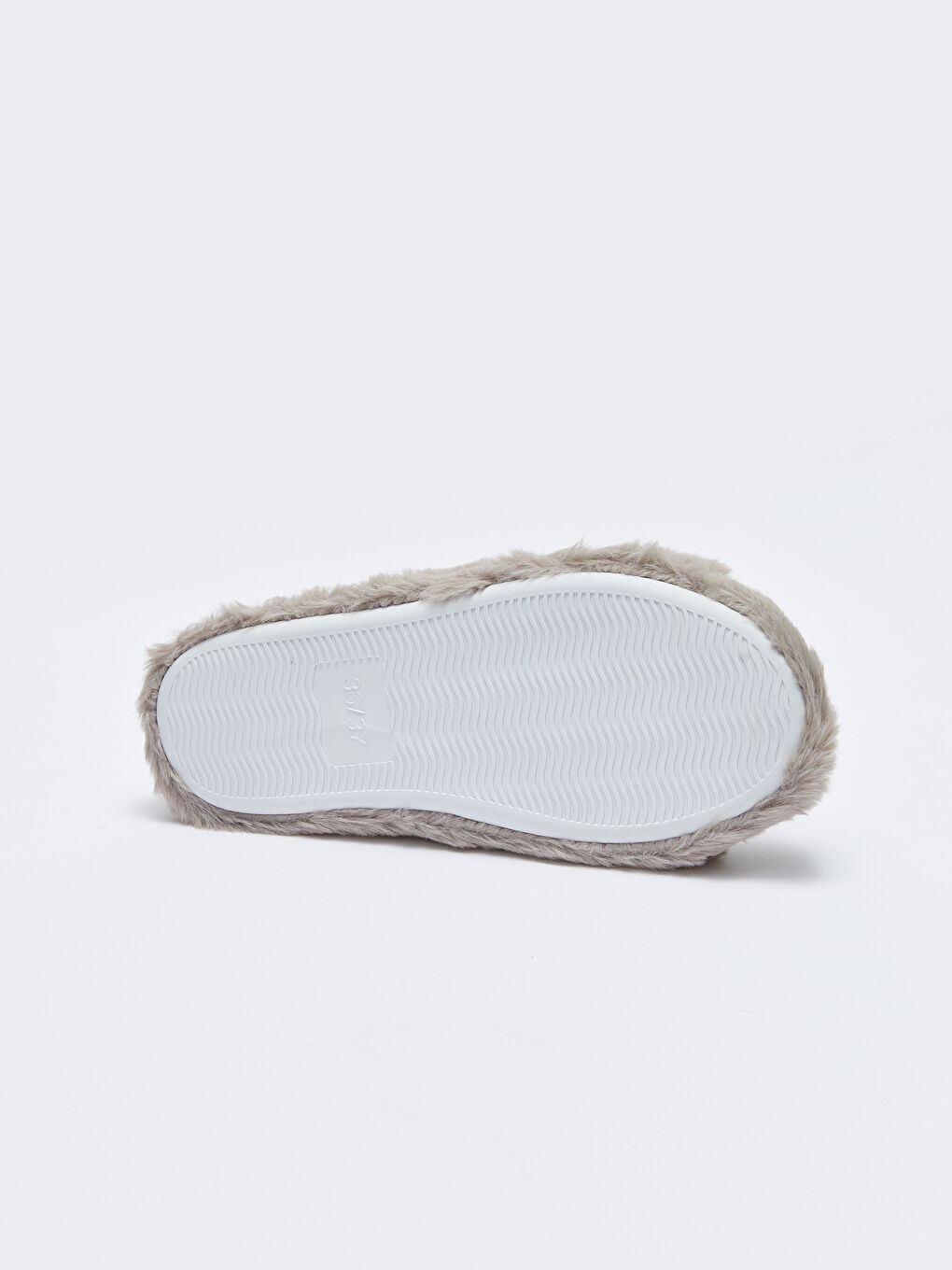 Pantoufles de Maison à Double Bande en Peluche pour Femmes-3