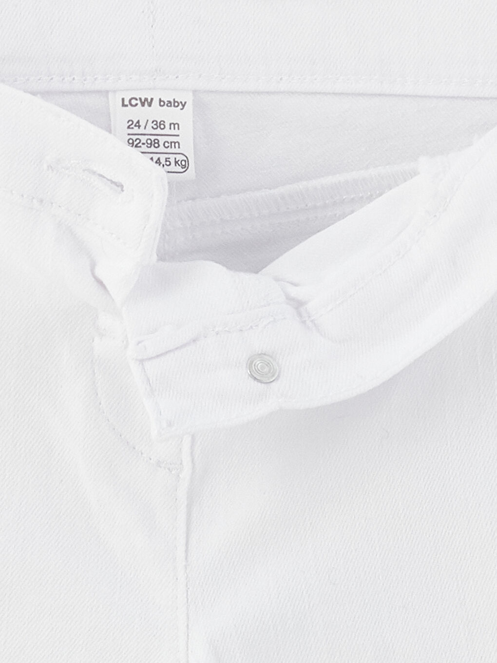 Брюки Капри Для Малышек С Кружевом На Эластичной Талии-2