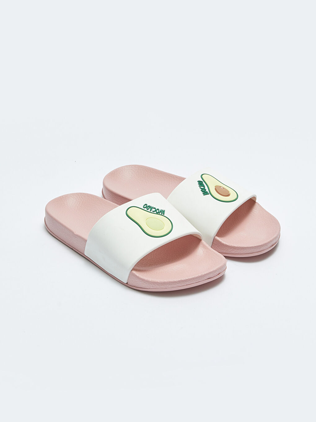 Однолямочный узорчатый женский слайдер