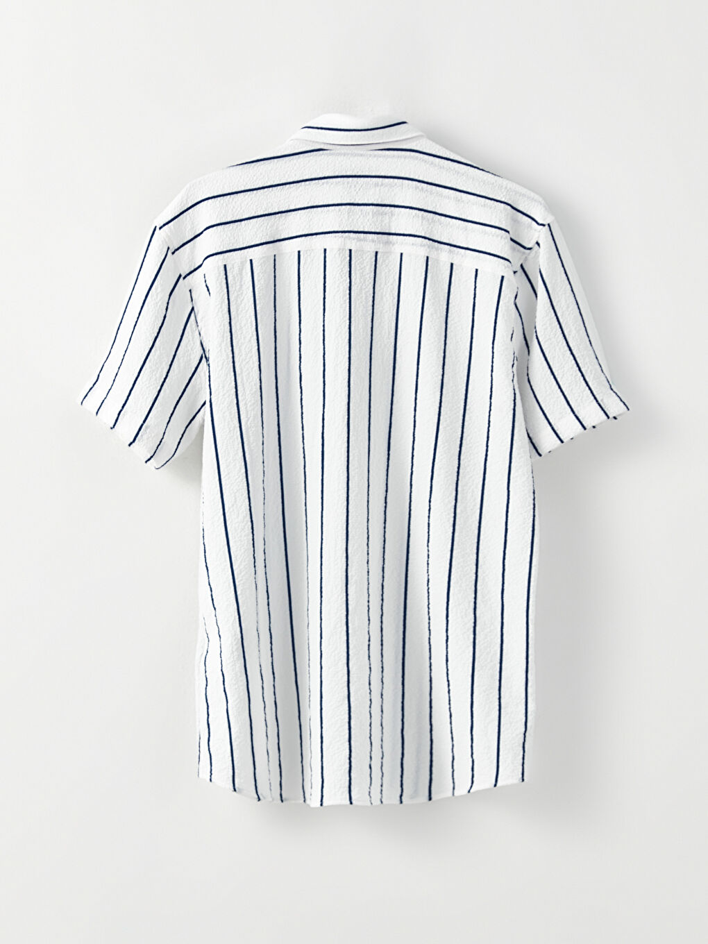LCW Vision Relaxed Fit Short Sleeve Striped Men's Shirt -S33486Z8-KE8