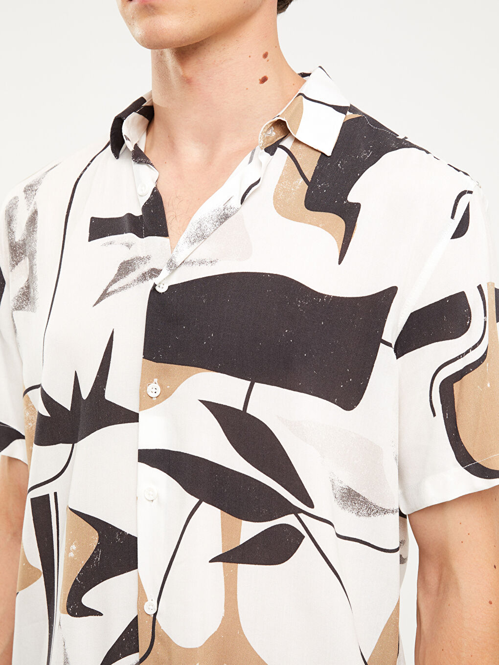 Ерлерге арналған өрнекті вискоза жейде-3