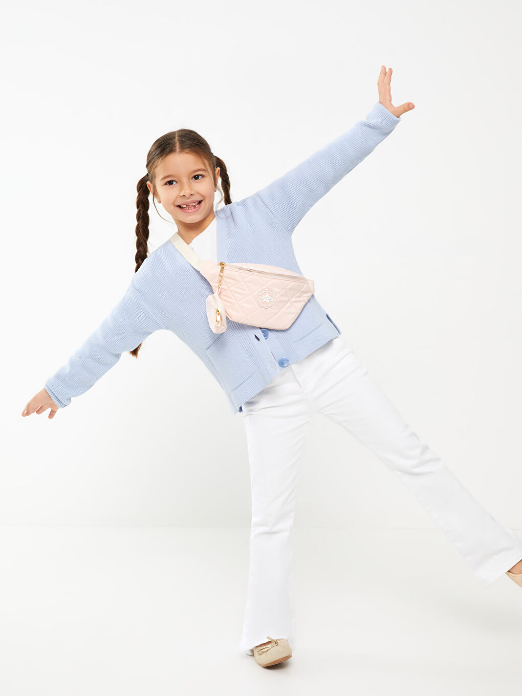 LCW Kids Basic Ausgestellte Hosen für Mädchen -S33503Z4-FFB