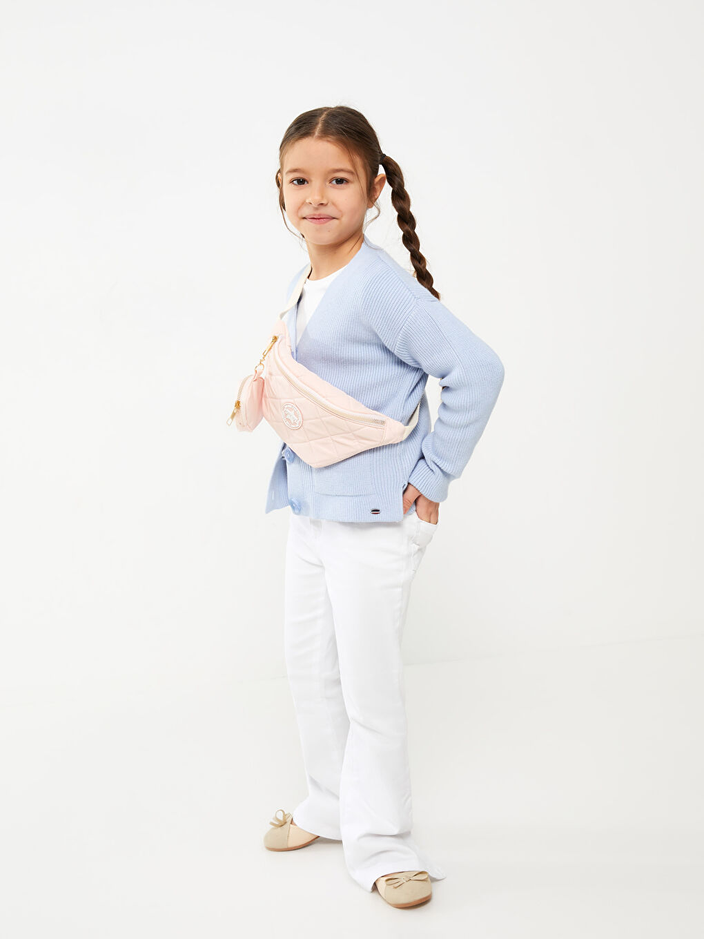 LCW Kids Basic Ausgestellte Hosen für Mädchen -S33503Z4-FFB