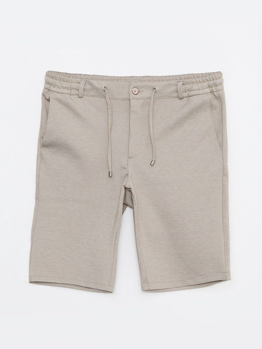 Slim Fit Binding Detail Men's Shorts -S33506Z8-CT2