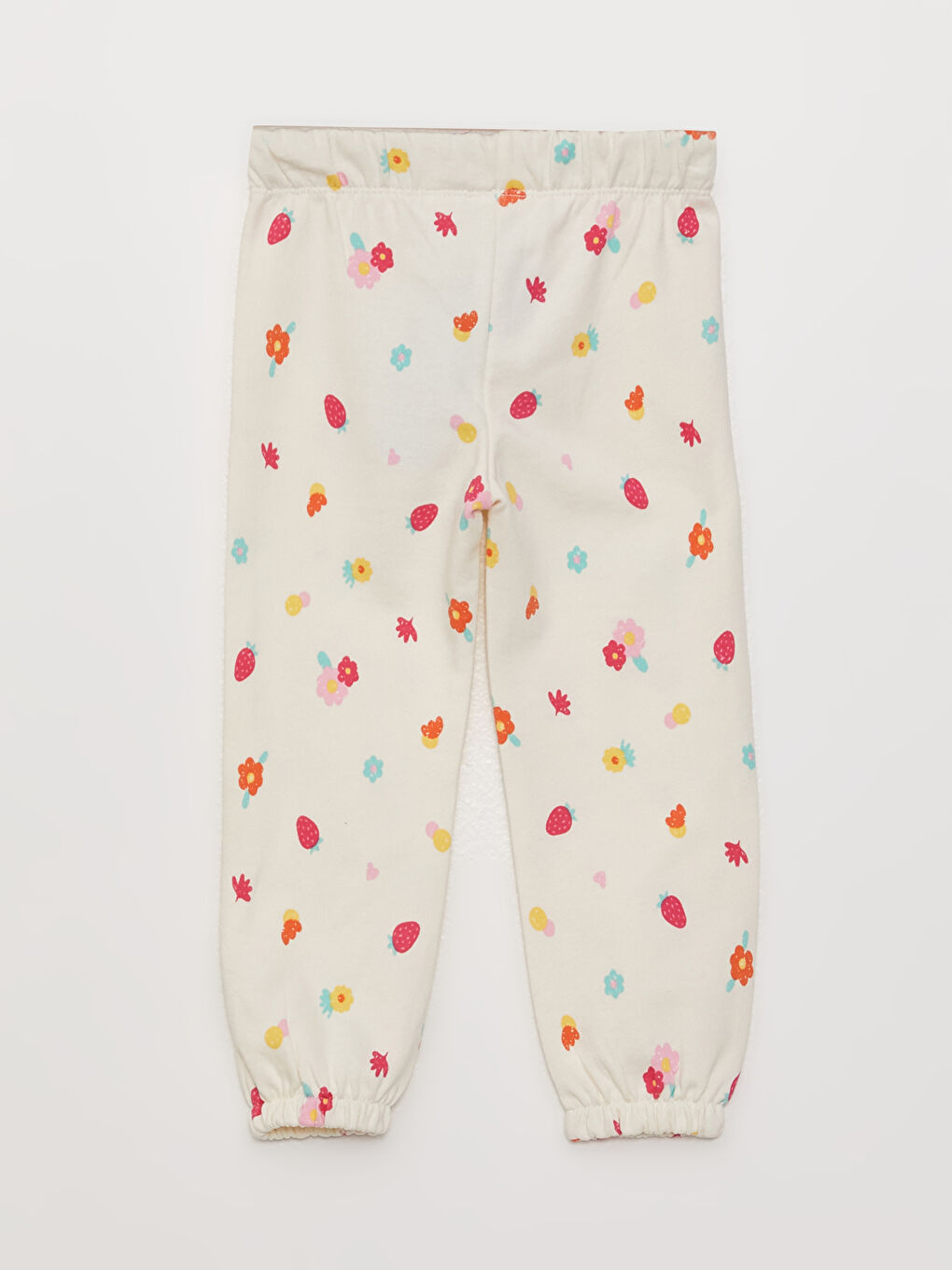 Серпімді белдік принтті сәби қыздарға арналған спорттық шалбар-2