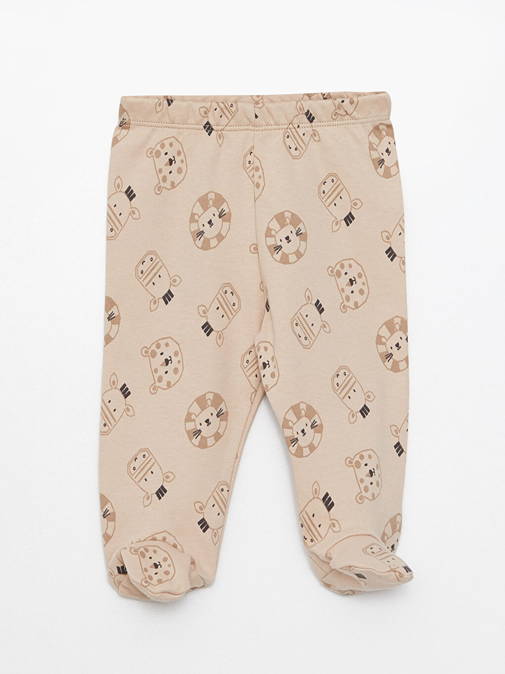 Crew Neck Long Sleeve Printed Baby Boy Hospital Set-3