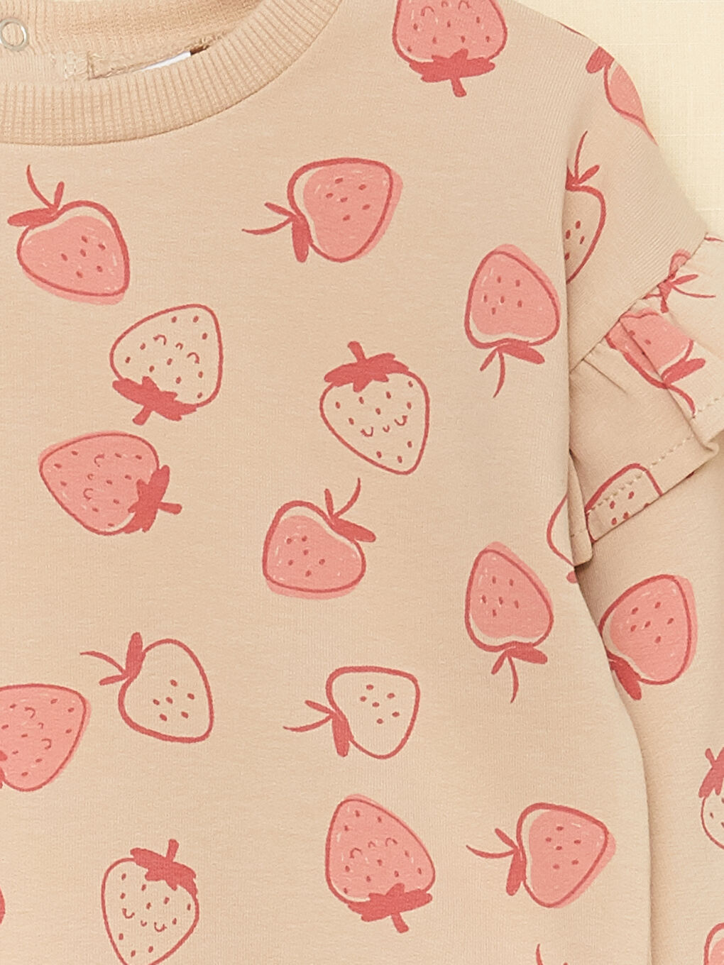 Комплект из 2 предметов: Толстовка с круглым вырезом, длинными рукавами и принтом для малышек и спортивные штаны-3