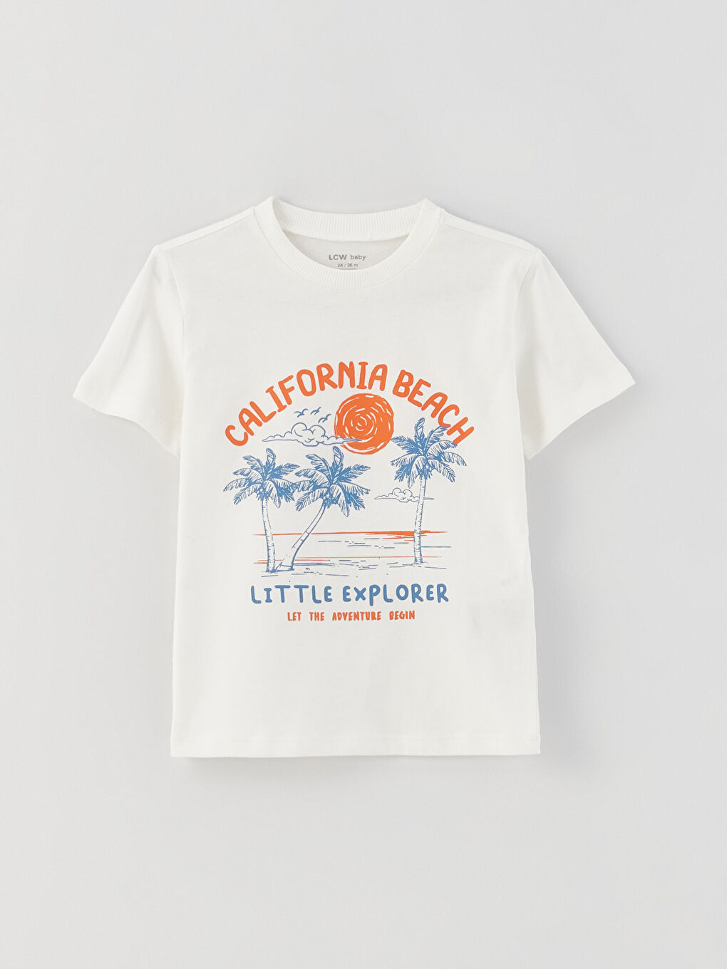 Crew Neck Short Sleeve Baby Boys' T-Shirt
