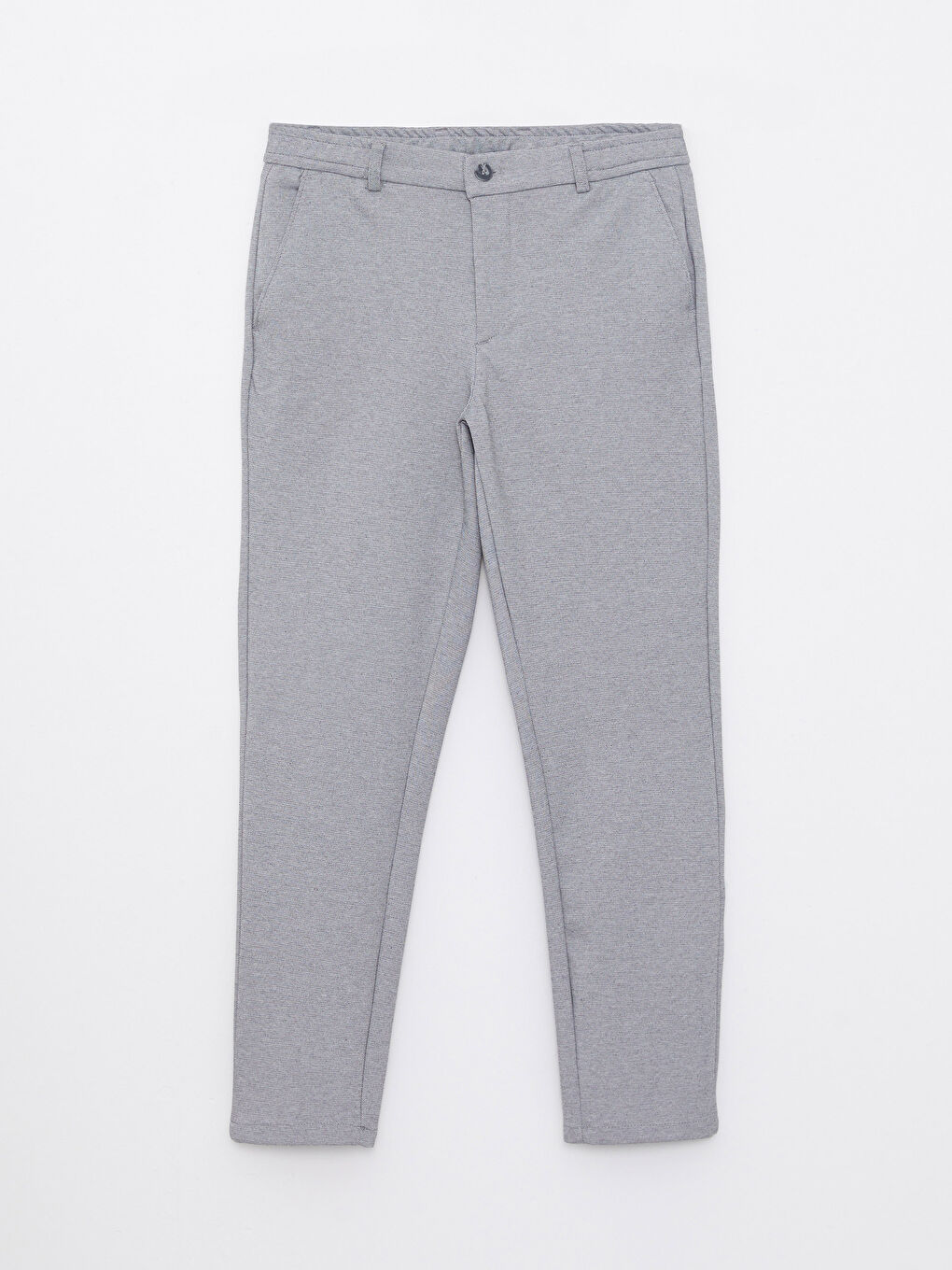 Slim Fit Knitted Men's Trousers-5