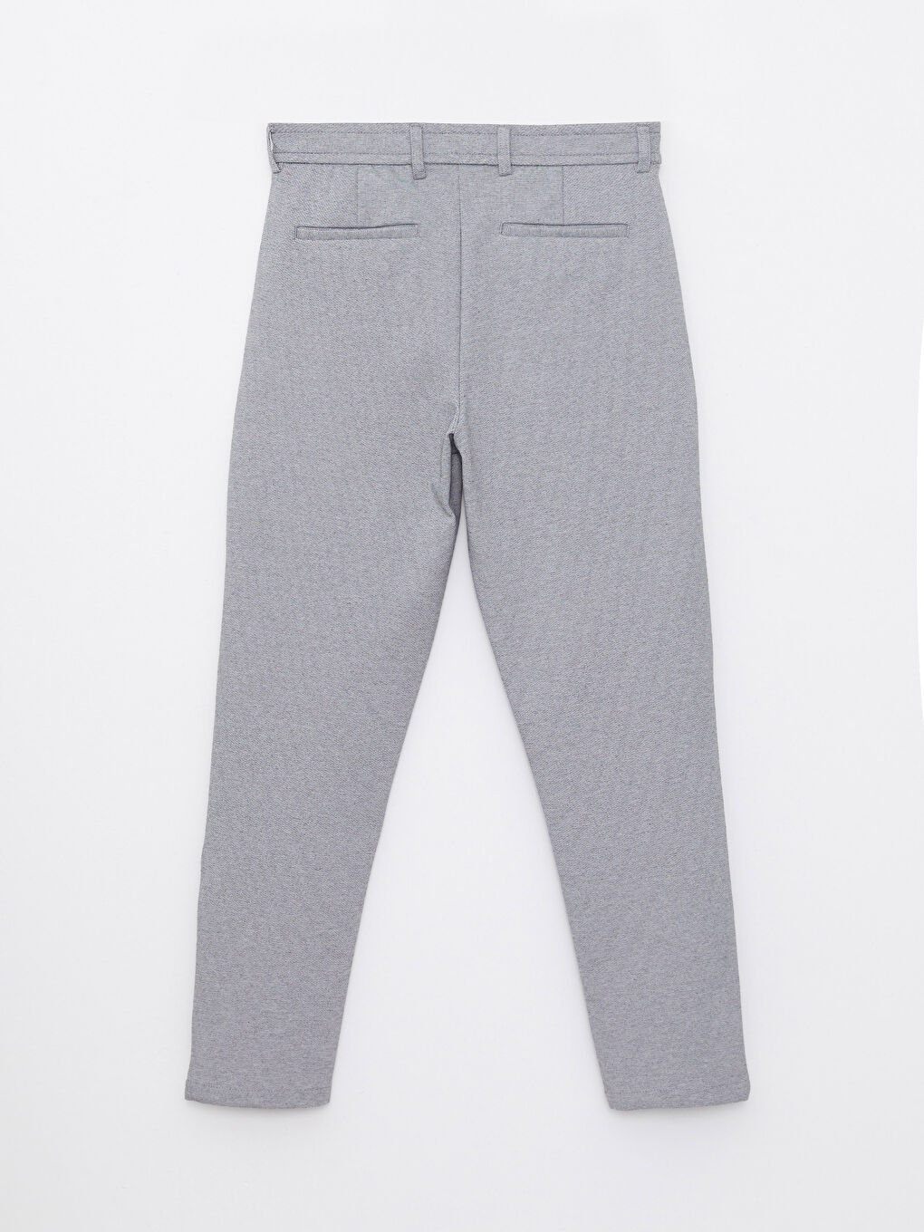 Slim Fit Knitted Men's Trousers-6