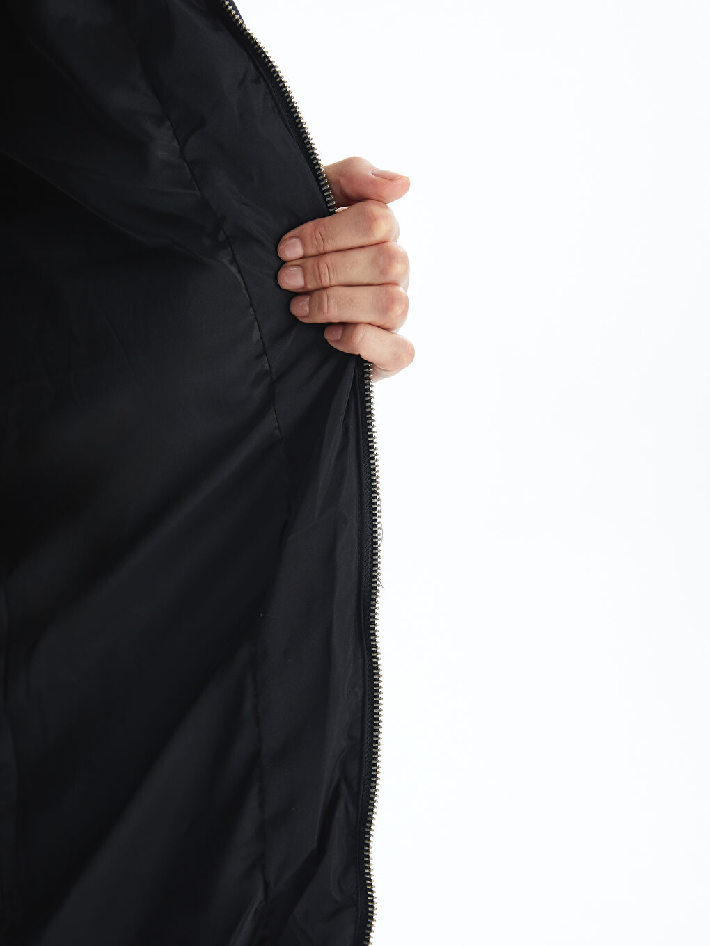 Women's Hooded Flat Inflatable Vest -S33595Z8-RQL