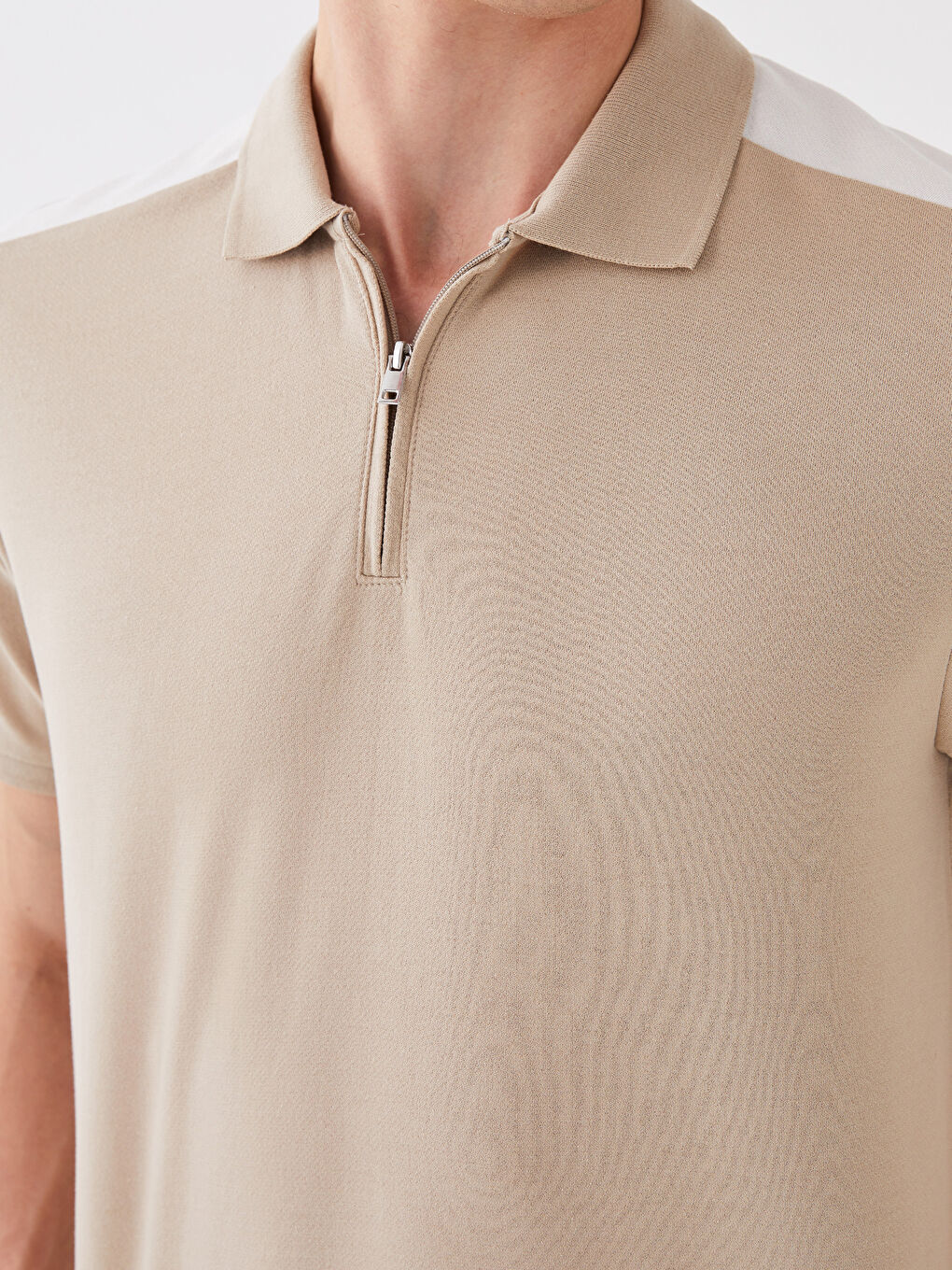 LCW Vision Rollkragen Kurzarm Jersey T-Shirt für Herren -S33618Z8-HZZ