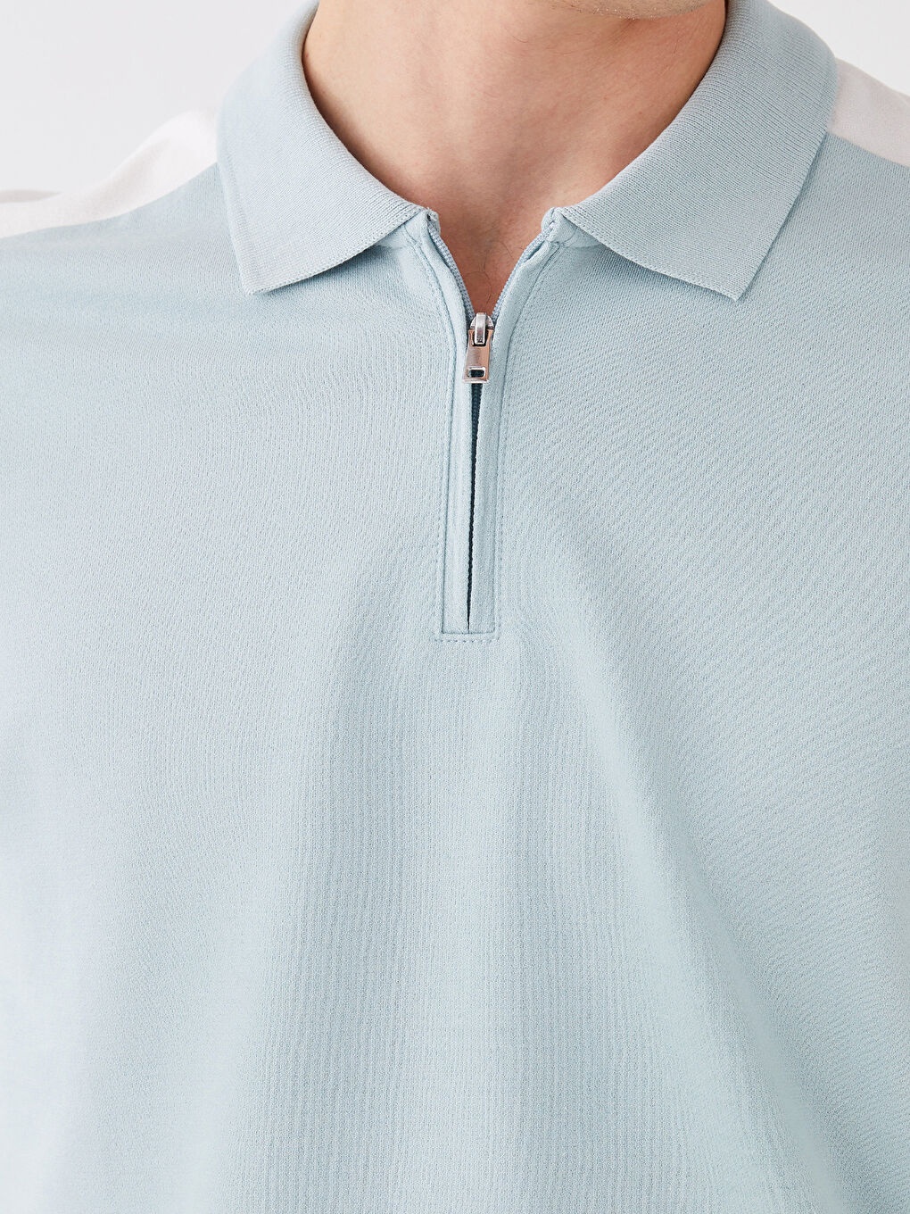 Polo Neck Short Sleeve Jersey Men's T-Shirt-4