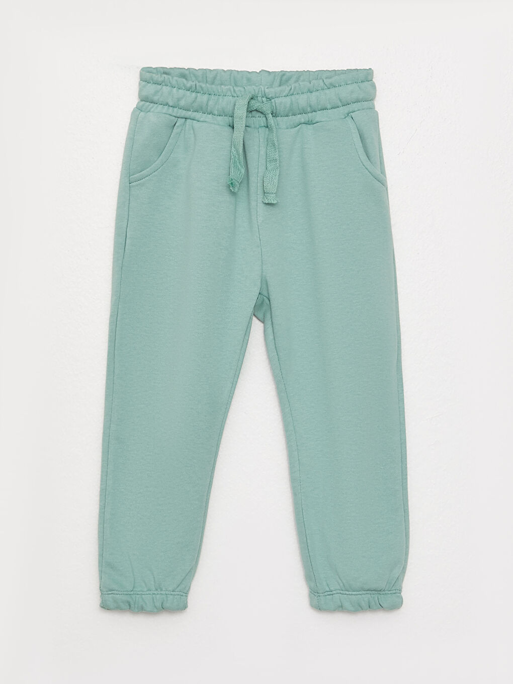 Yeşil Beli Lastikli Erkek Bebek Eşofman Alt