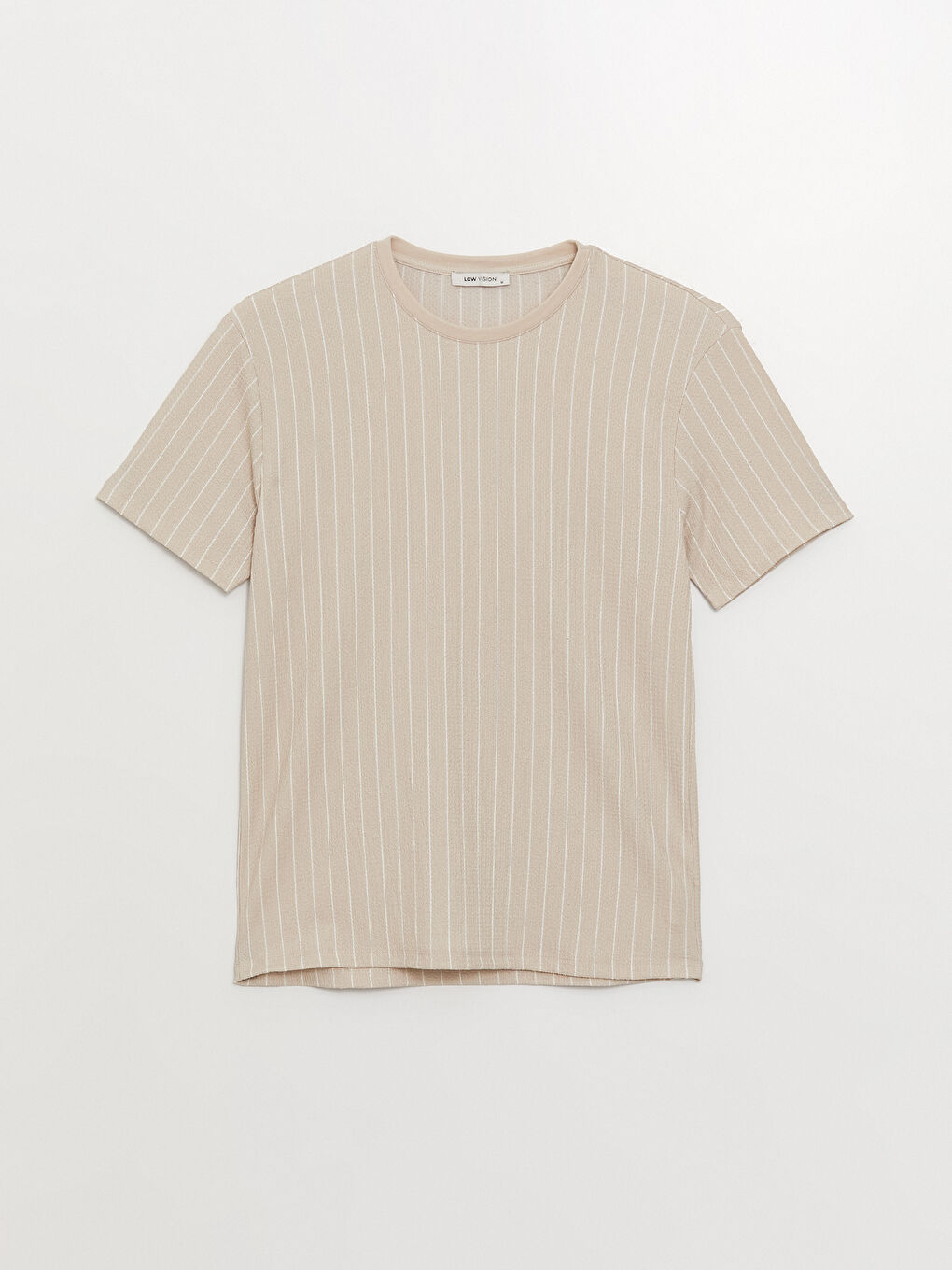 Crew Neck Short Sleeve Striped Men's T-Shirt-5