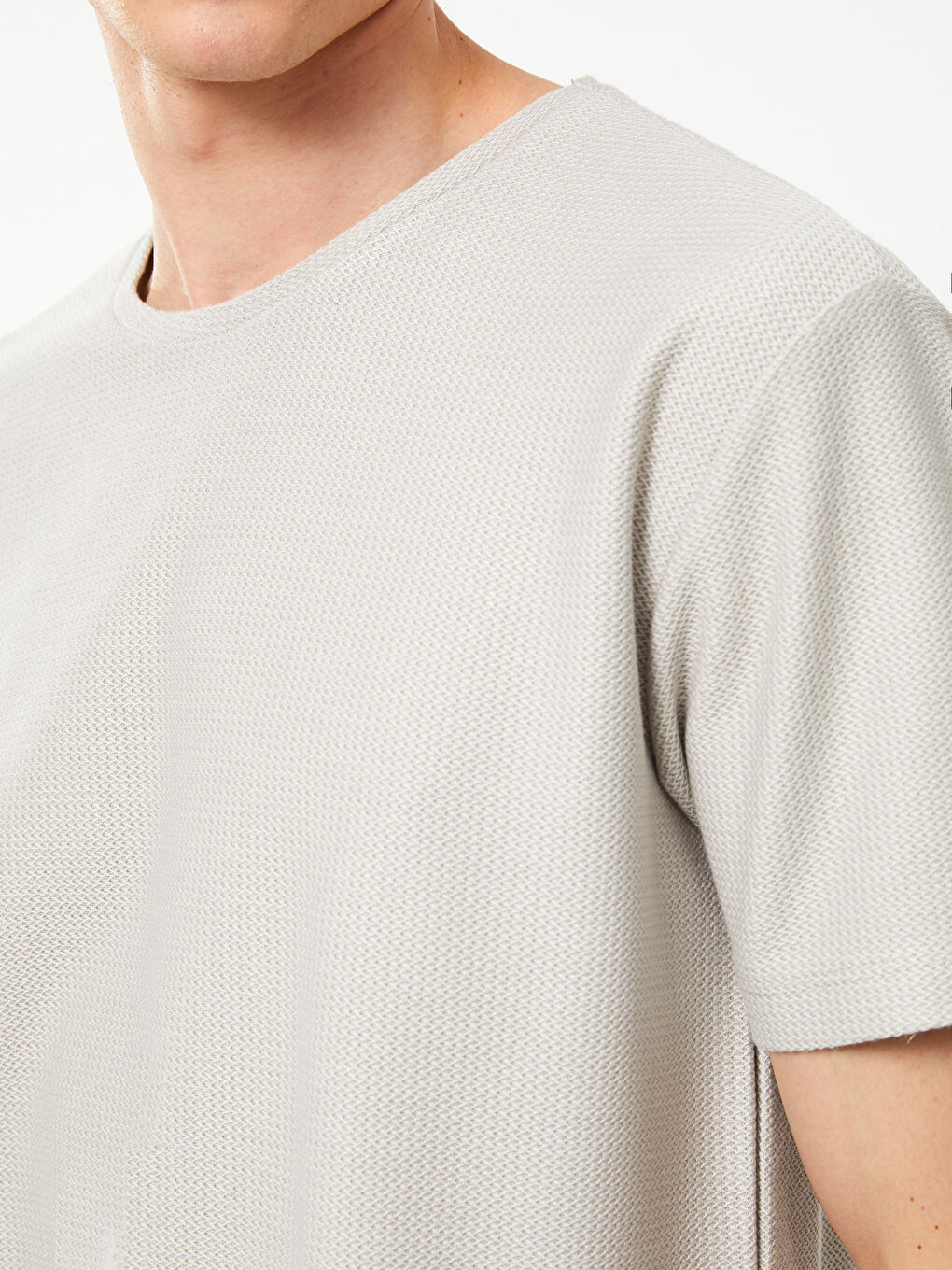 T-shirt à Manches Courtes pour Hommes avec Col Rond-3