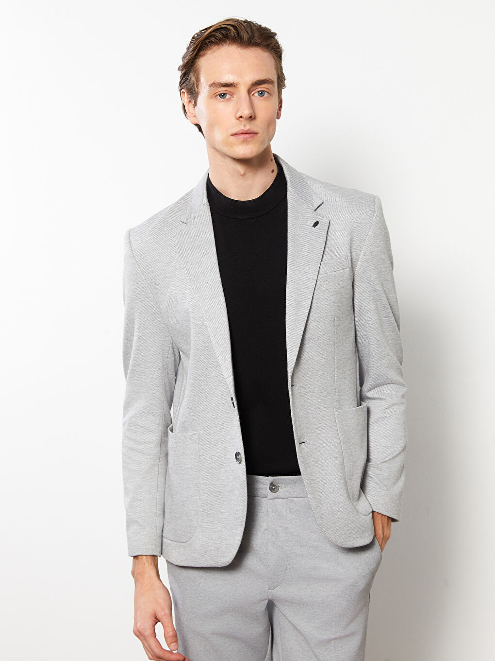 Slim Fit Men's Blazer Jacket-3