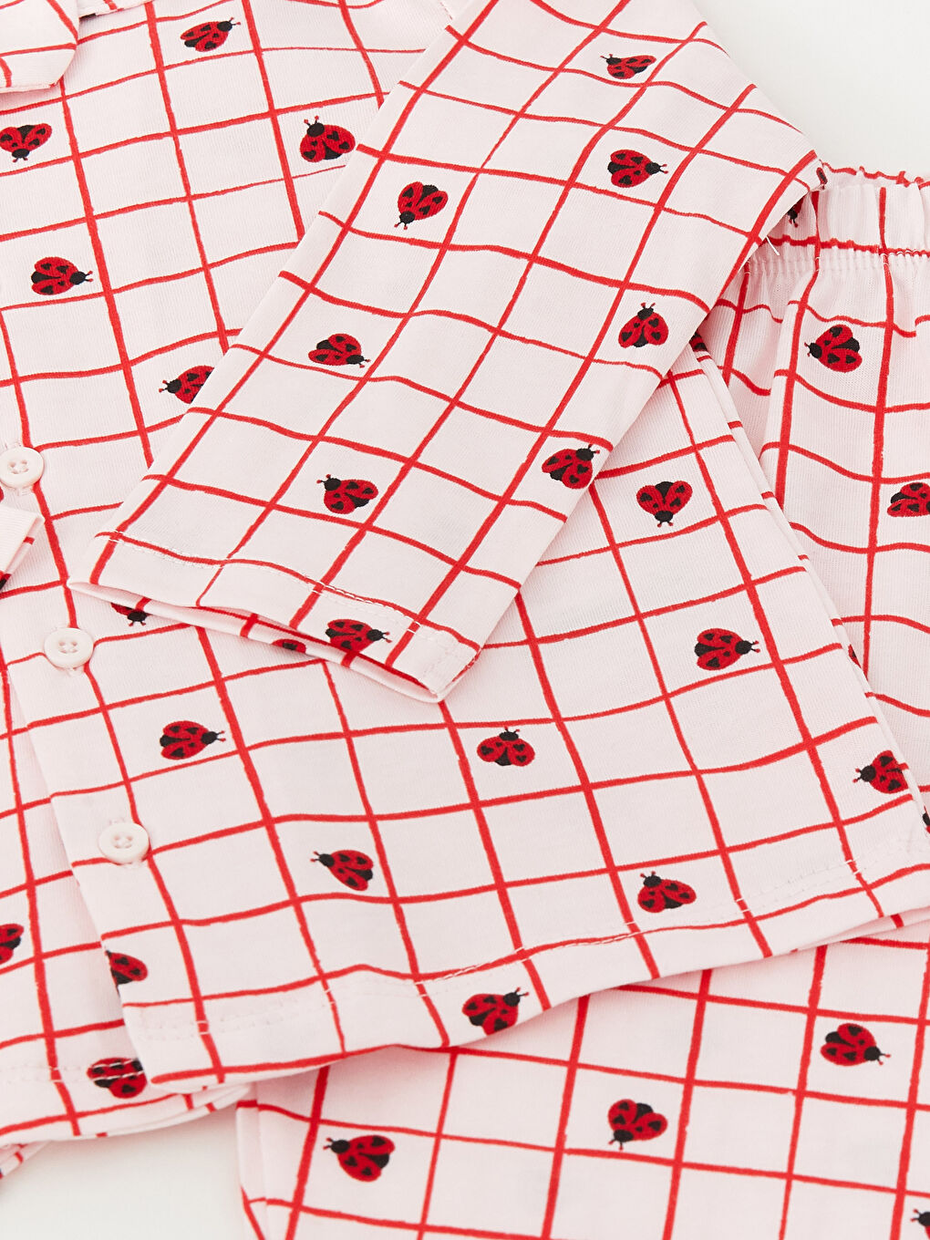 Пижамный комплект с водолазкой, длинным рукавом и принтом для малышек девочек-3