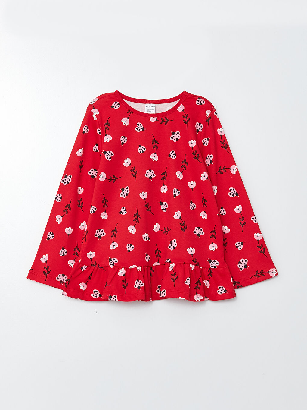Ensemble de Pyjama pour Bébé Filles à Col Rond à Manches Longues Imprimé-1