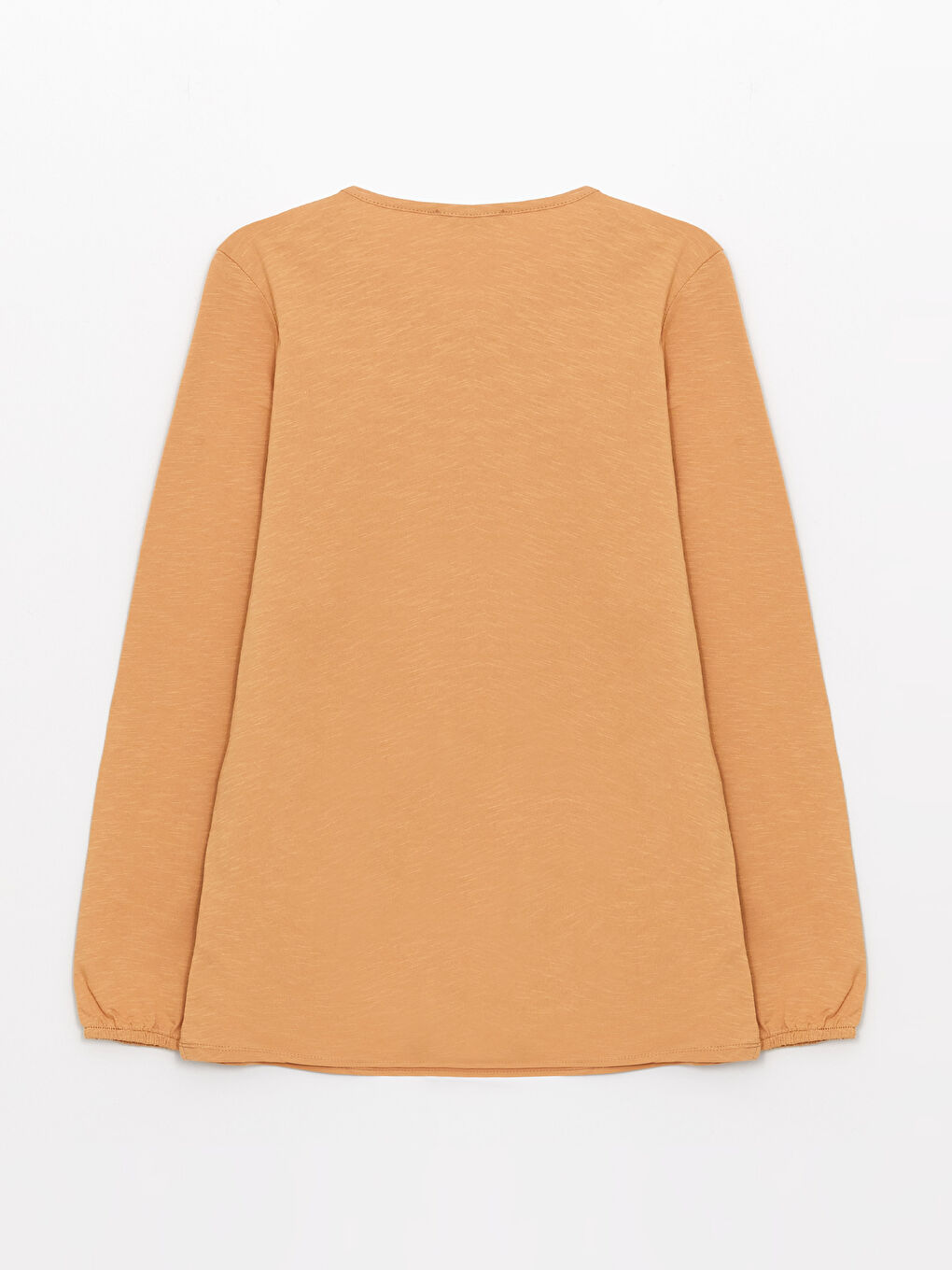 Tie Neck Embroidered Long Sleeve Women's Blouse-6