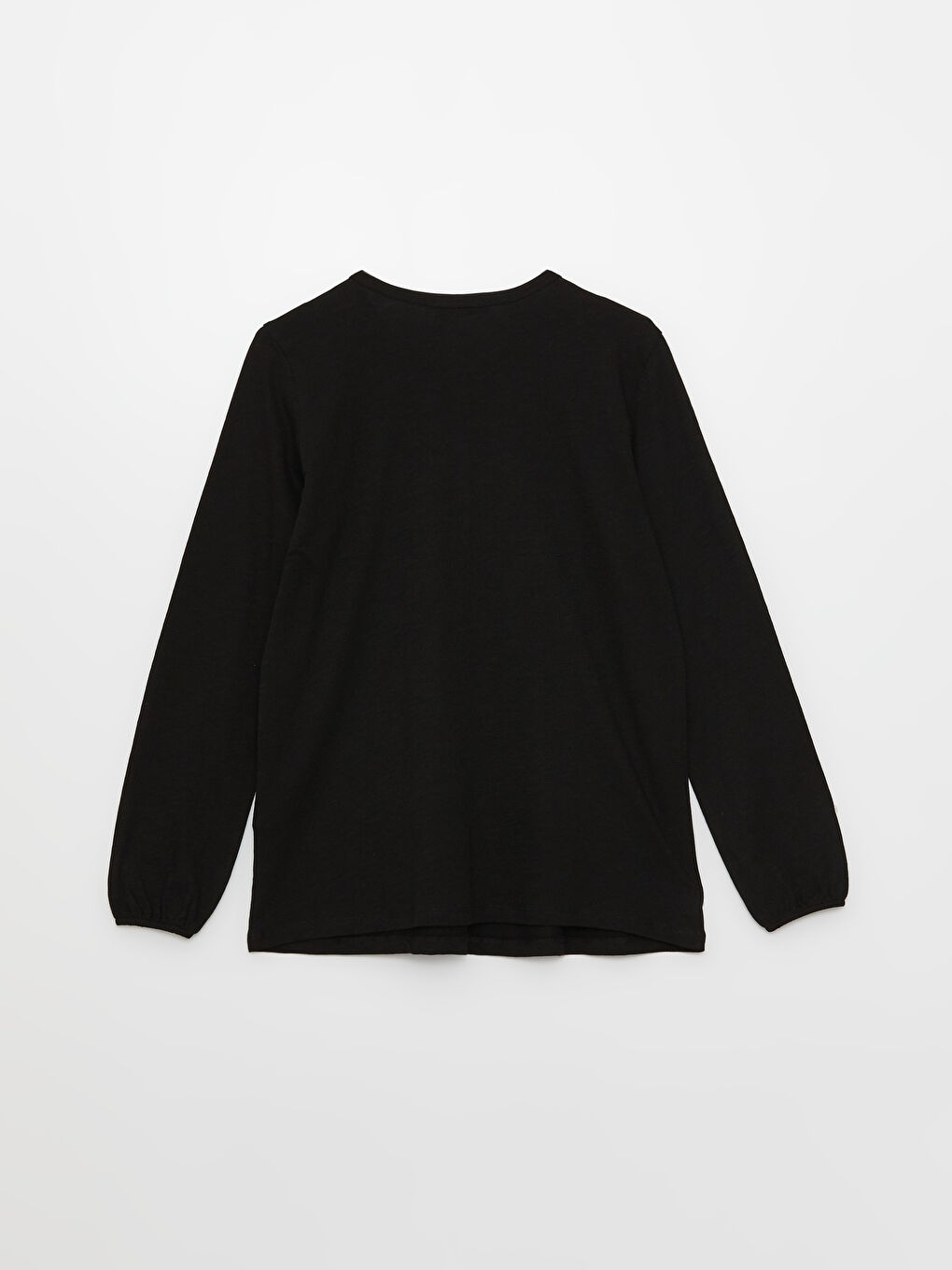 بلوزة كم طويل مطرزة بياقة دائرية للسيدات-6