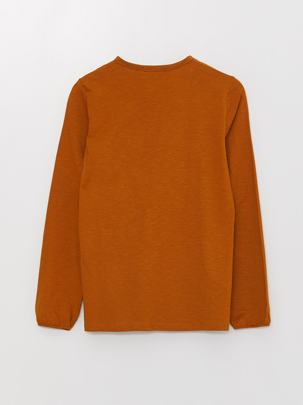 Crew Neck Embroidered Long Sleeve Women's Blouse-6