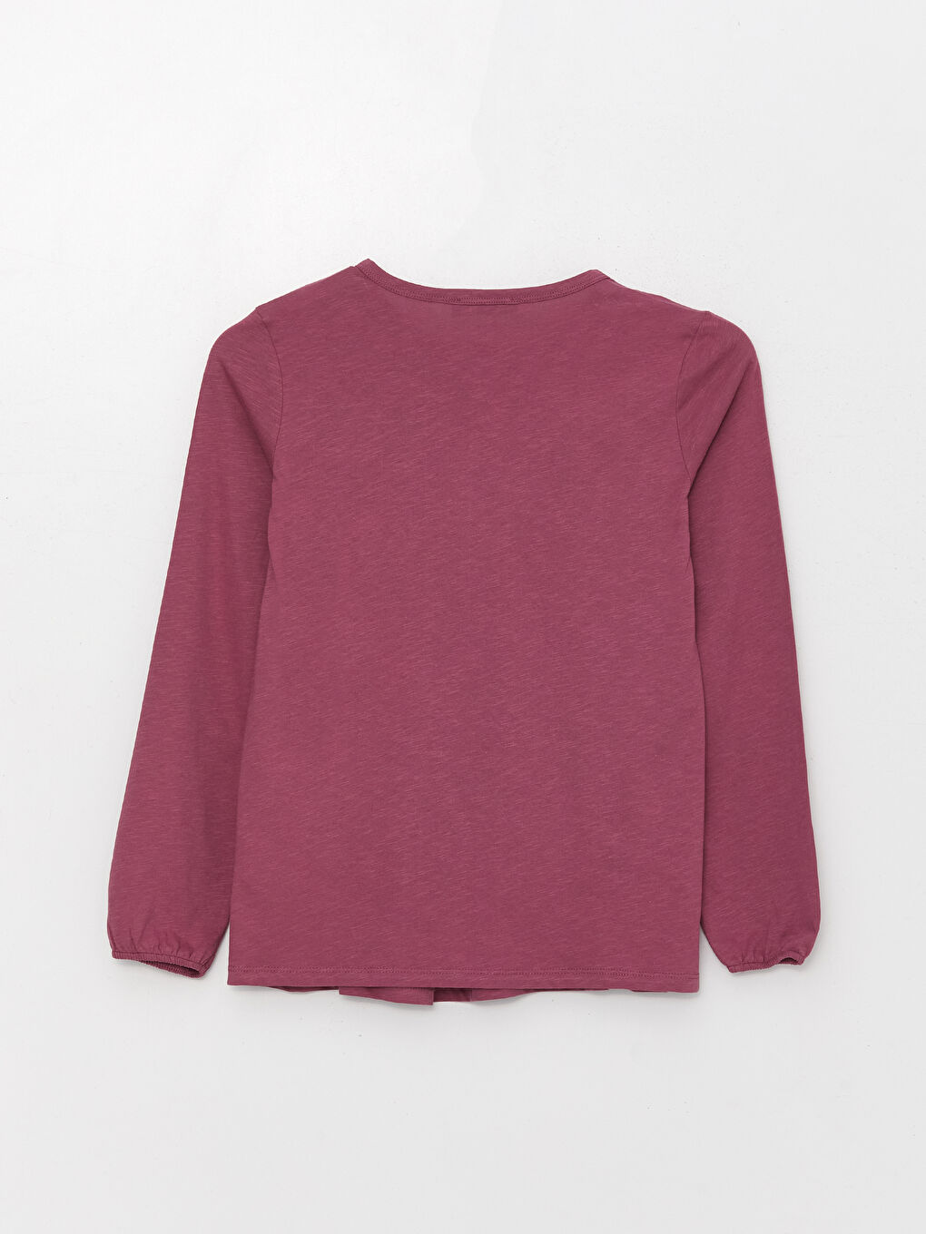 Mürdüm Bisiklet Yaka Nakışlı Uzun Kollu Kadın Bluz-6