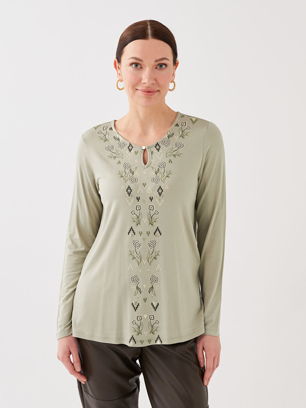 ZELENA Bluza Žena -S33733Z8-GHY