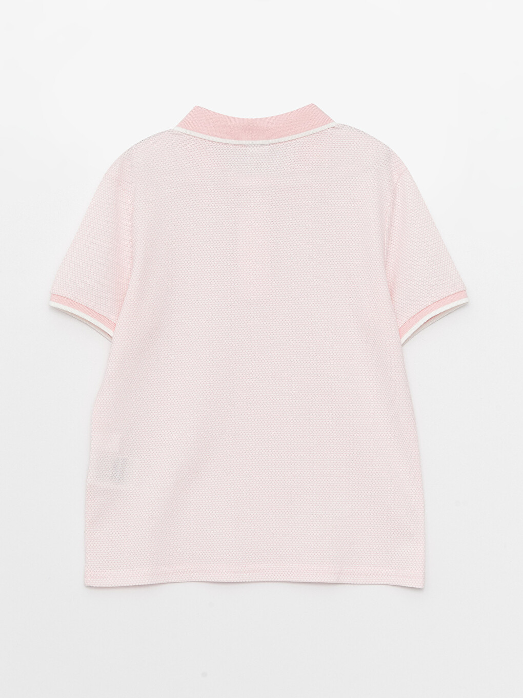 Rollkragen Gemustertes Kurzarm Jungen T-Shirt-4