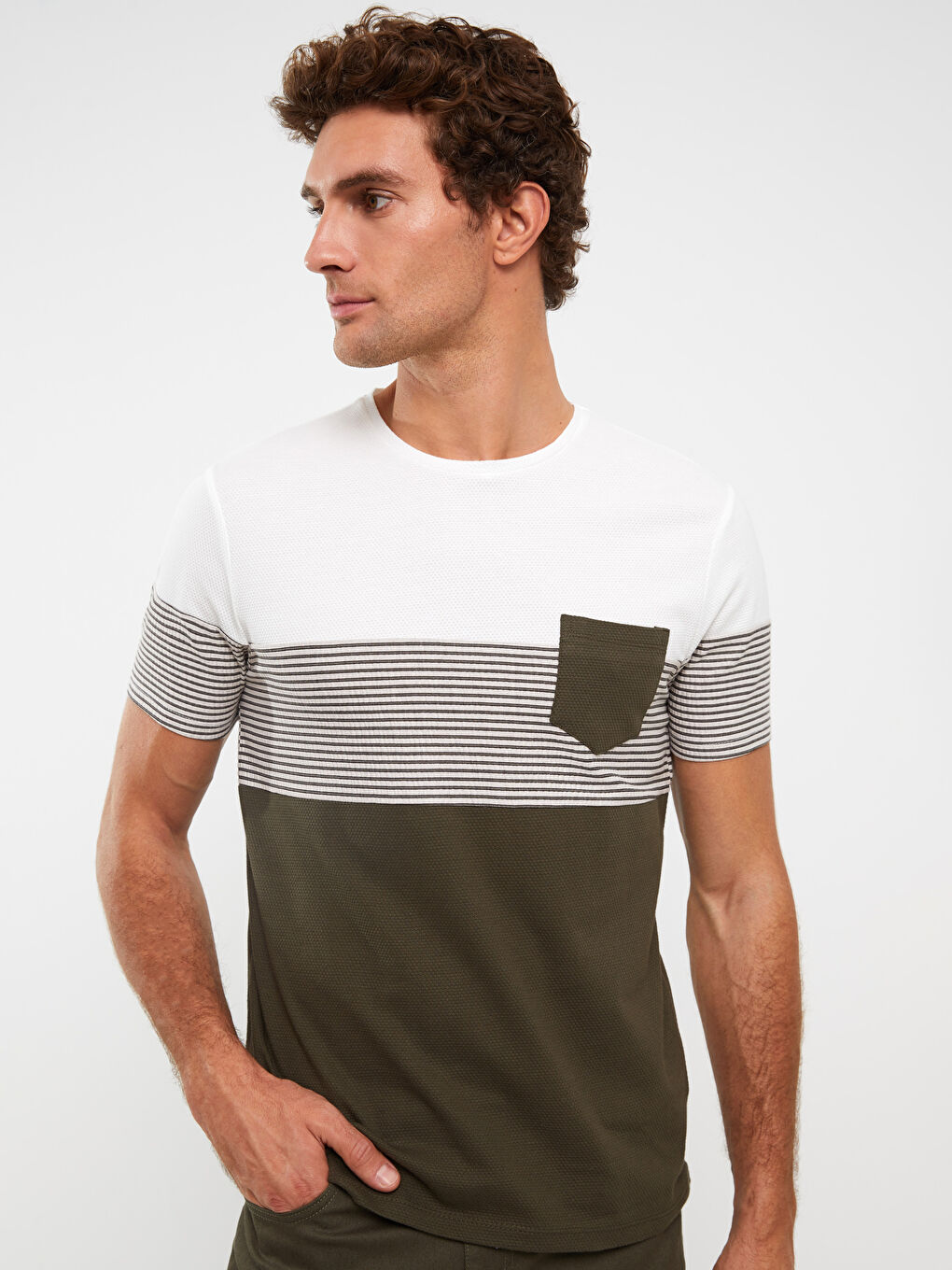 BBring Henley T-shirt à Manches Longues Pour Homme Mode Printemps